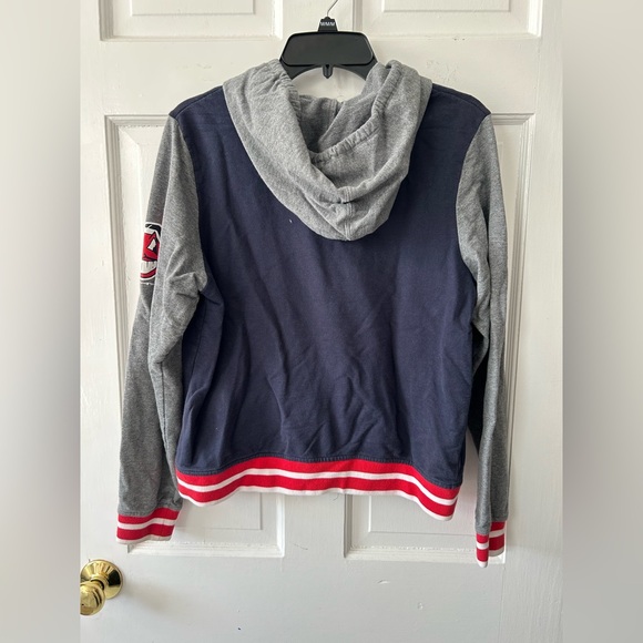 MLB Cleveland Indians Full Zip Sweatshirt - RETIRED Women’s Size Large - Picture 2 of 3